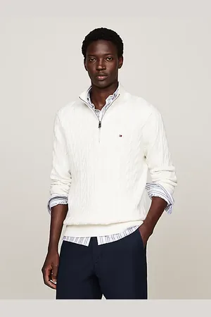 Tommy Hilfiger Cable Knit Half-Zip Jumper
