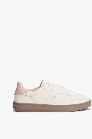 Tommy Hilfiger Leather TH Monogram Court Trainers