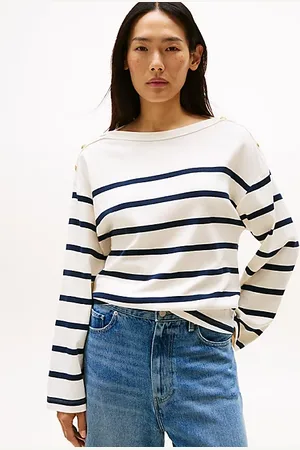 Tommy Hilfiger Boat Neck Long Sleeve Top