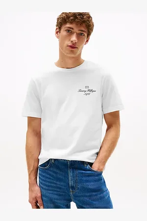 Tommy Hilfiger Outline Flag NYC Logo T-Shirt