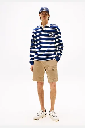 Tommy Hilfiger Washed Twill Relaxed Cargo Shorts