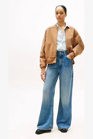 Tommy Hilfiger High Rise Wide Leg Jeans