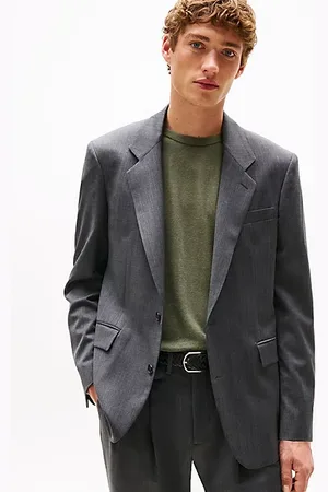 Tommy Hilfiger Wool Blend Twill Single Breasted Blazer