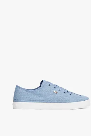Tommy Hilfiger Enamel Flag Canvas Trainers