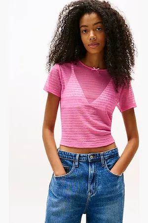 Tommy Hilfiger Mesh Repeat Logo Slim T-Shirt