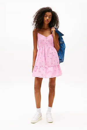 Tommy Hilfiger Broderie Anglaise Relaxed Mini Dress