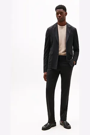 Tommy Hilfiger Pure Wool Twill Pressed Crease Trousers