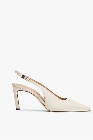 Tommy Hilfiger Leather Pointed Toe Slingback Heels