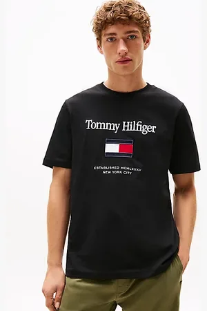 Tommy Hilfiger Hilfiger Flag Logo Jersey T-Shirt