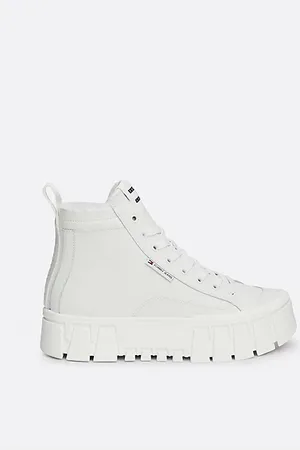 Tommy Hilfiger Warm Lined Leather High-Top Trainers
