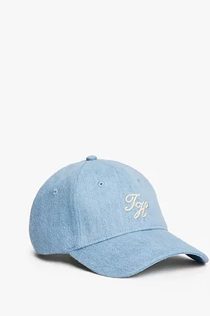 Tommy Hilfiger Logo Embroidery Denim Baseball Cap