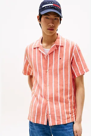 Tommy Hilfiger Regular Fit Stripe Short Sleeve Shirt