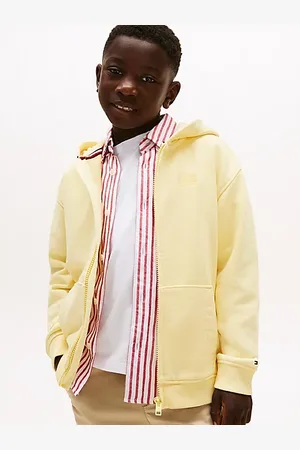 Tommy Hilfiger Tonal Flag Embroidery Zip-Thru Hoody