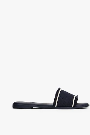 Tommy Hilfiger Frayed Canvas Sandals