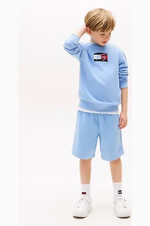Tommy Hilfiger Tonal Flag Embroidery Sweat Shorts