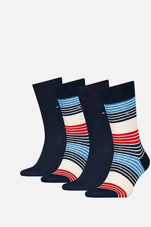 Tommy Hilfiger 4-Pack Multicolour Stripe Socks