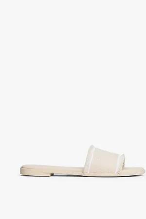 Tommy Hilfiger Frayed Canvas Sandals