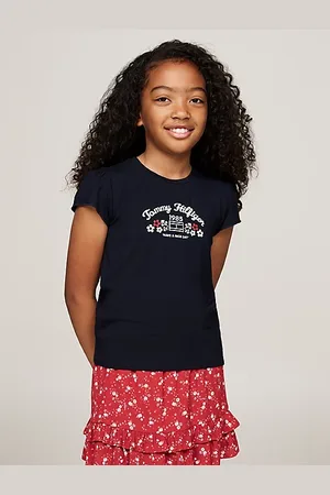 Tommy Hilfiger Floral Logo Print Slim Fit T-Shirt
