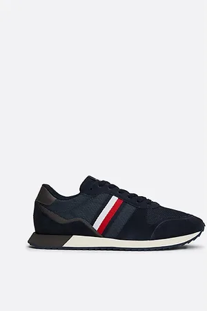 Tommy Hilfiger Signature Tape Mixed Texture Runner Trainers