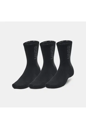 Under Armour 3-Maker Unisex 3-Pack Mid-Crew Socks / / Pitch Gray L