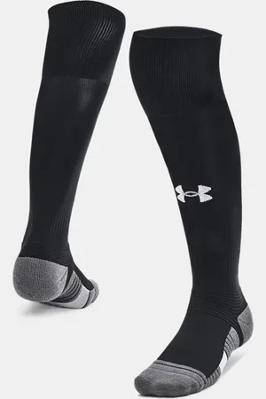 Under Armour Magnetico Unisex Over-The-Calf Socks / Pitch Gray / White L