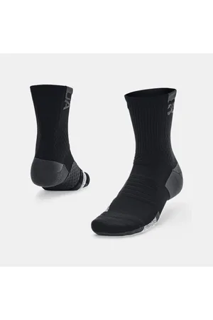 Under Armour ArmourDry™ Playmaker Unisex Mid-Crew Socks / Jet Gray / Jet Gray L