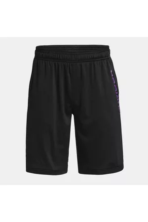 Under Armour Mænd Mobil Covers - Boys' Stunt 3.0 Printed Shorts / Galaxy Purple / Galaxy Purple