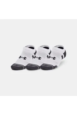 Under Armour Performance Cotton Unisex 3-Pack No Show Socks / / Pitch Gray L
