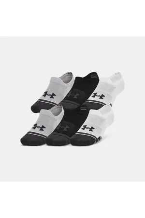Under Armour Performance Tech Ultra Low Unisex 3-Pack Tab Socks Mod / White / Jet L