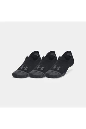 Under Armour Performance Tech Ultra Low Unisex 3-Pack Tab Socks / / Jet Gray L