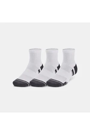 Under Armour Performance Tech Unisex 3-Pack Qrter Socks / / Jet Gray L