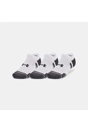 Under Armour Performance Tech Unisex 3-Pack No Show Socks / / Jet Gray L
