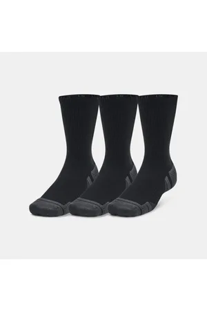 Under Armour Performance Tech™ Unisex 3-Pack Crew Socks / / Jet Gray L