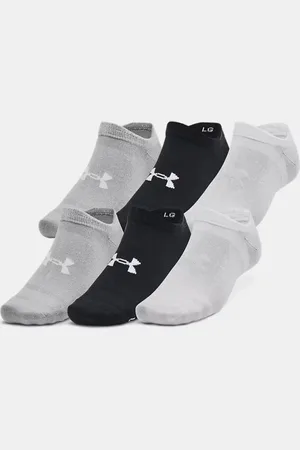 Under Armour Essential Unisex 6-Pack No-Show Socks / / Halo Gray L