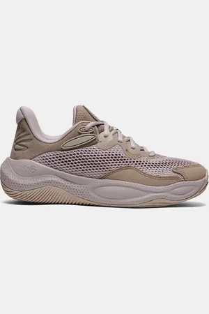 Under Armour Curry Splash 24 Suede Unisex Basketball Shoes Taupe Dusk / Tetra Gray / Timberwolf Taupe 44.5