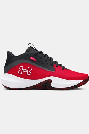 Under Armour Lockdown 7 Unisex Basketball Shoes / Black / White 44.5