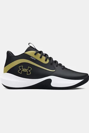 Under Armour Lockdown 7 Unisex Basketball Shoes / / Metallic Gold 44.5