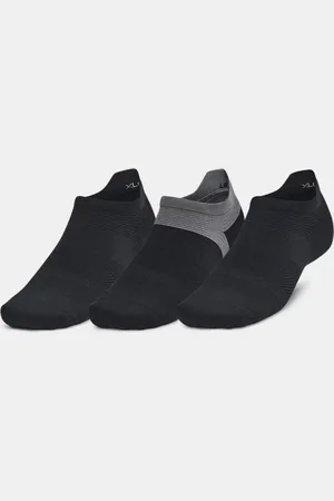 Under Armour ArmourDry® Run Lite Unisex 3-Pack No Show Tab Socks / / Reflective L
