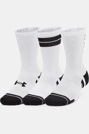 Under Armour Performance Tech™ Unisex 3-Pack Crew Socks / / Black L