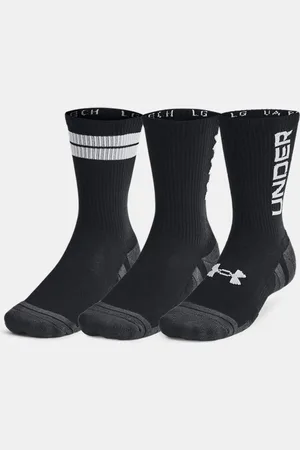 Under Armour Performance Tech™ Unisex 3-Pack Crew Socks / / White L