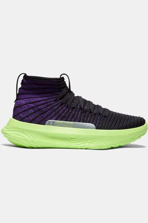 Under Armour FUTR X ELITE Start Of Season Unisex Basketball Shoes / Morph Green / Purple 44.5