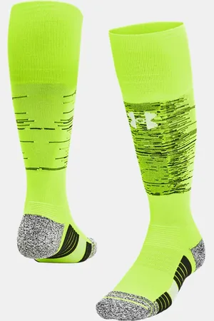 Under Armour Magnetico Unisex Pocket Over-The-Calf Socks High Vis / Black / White L