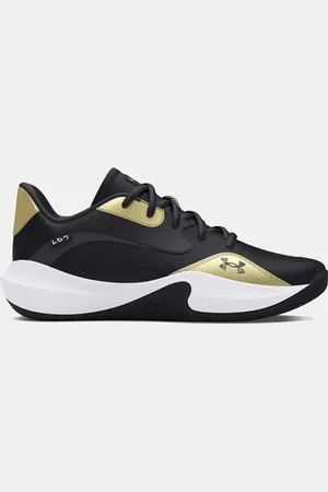 Under Armour Lockdown 7 Low Unisex Basketball Shoes / Metallic Gold / 44.5