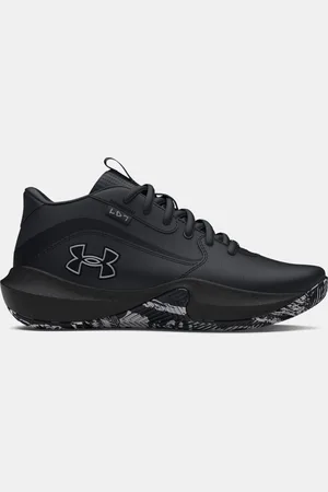 Under Armour Lockdown 7 Grade School Basketball Shoes / / Metallic Silver 35.5