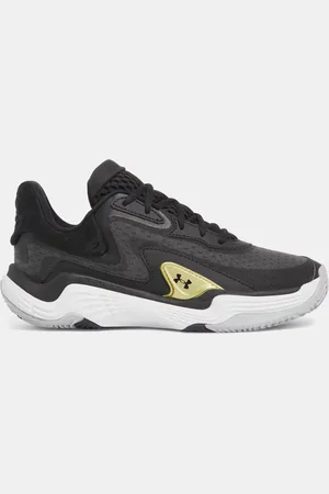 Under Armour Spawn 7 Unisex Basketball Shoes / Metallic Gold / 44.5