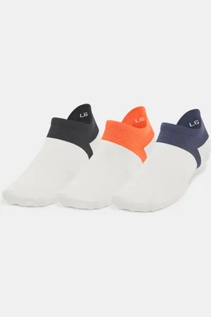 Under Armour ArmourDry® Run Lite Unisex 3-Pack No Show Tab Socks Quartz / Quartz / Reflective L