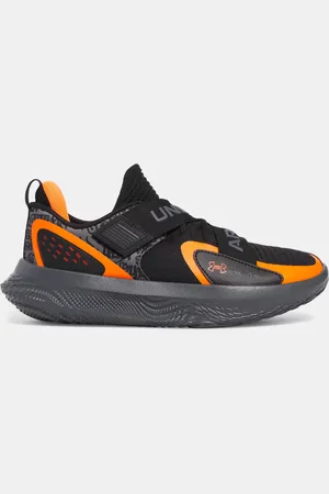 Under Armour FUTR X 4 A Unisex Basketball Shoes / Castlerock / Blaze Orange 44.5