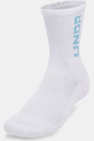 Under Armour 3-Maker Unisex 3-Pack Mid-Crew Socks / / Ether Blue L