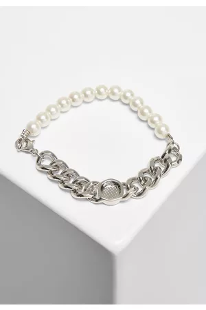 Urban classics Pearl Flat Chain Bracelet