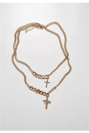 Urban classics Mænd Halskæder - Various Chain Cross Necklace